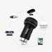Автомобильное зарядное устройство Hoco Z22 with display (2USB 3.1A) Black