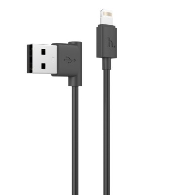 Кабель Hoco L Shape Lightning Round 1.2M UPL11 Black