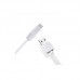 Кабель Hoco X1 Lightning-USB 3m White 