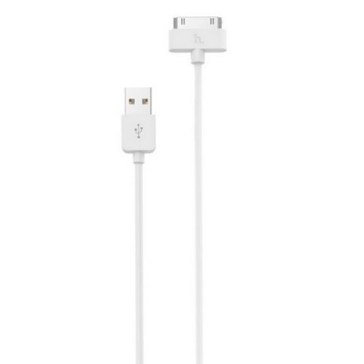 Кабель Hoco X1 RAPID CHARGING CABLE FOR IPHONE 4S/4/IPAD 30-PIN WHITE