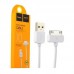Кабель Hoco X1 RAPID CHARGING CABLE FOR IPHONE 4S/4/IPAD 30-PIN WHITE