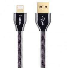 Дата кабель Hoco X7 Golden Jelly Knitted Lightning для Apple iPhone (120см) Black