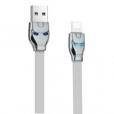 Кабель Hoco U14  Steel man Type-C Gray