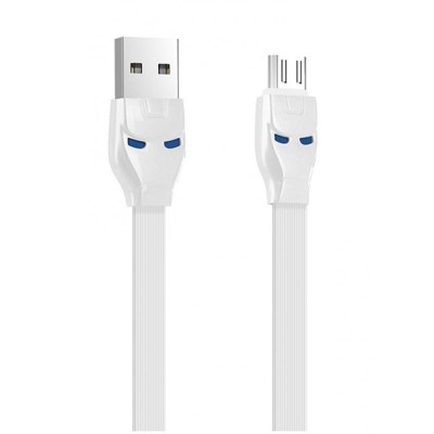 Кабель Hoco U14 Steel Lightning Cable 1.2 м White