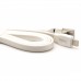 Кабель Hoco U14 Steel Lightning Cable 1.2 м White