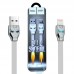 Кабель Hoco U14 Steel Lightning Cable 1.2 м Gray