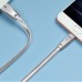 Кабель Hoco U9 Zinc Alloy Jelly knitted micro-USB (Silver) 1.2 м Silver