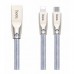 Кабель Hoco U9 JELLY KNITTED Lightning-USB 1.2m Steel 