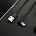 Кабель Micro-USB Hoco U20 L shape magnetic 1 м Black