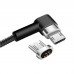 Кабель Micro-USB Hoco U20 L shape magnetic 1 м Black