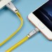 Кабель Hoco U9 Zinc Alloy Jelly knitted micro-USB (Silver) 1.2 м Gold