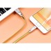 Кабель Hoco U9 Zinc Alloy Jelly knitted micro-USB (Silver) 1.2 м Gold