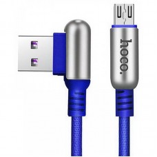 Кабель Hoco U17 USB Lightning Capsule 1.2M Blue