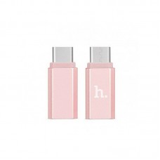 Переходник Hoco Micro and Type-С Rose gold