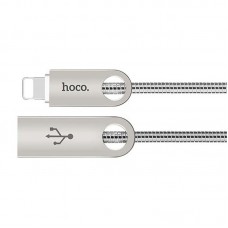 Кабель USB Hoco U8 Lightning Zinc Alloy Metal 1m Tarnish