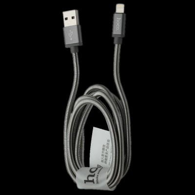 Кабель USB Hoco U5 Lightning Full-Metal 1.2m Tarnish