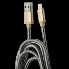 Кабель USB Hoco U5 Lightning Full-Metal 1.2m Gold