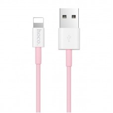 Кабель USB Lightning Hoco X8 1m Pink