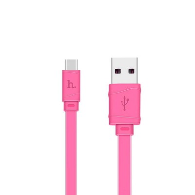 Кабель Hoco  X5 bamboo Type-C Pink