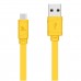 Кабель Hoco  X5 bamboo Type-C Yellow