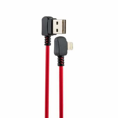 Кабель USB Hoco X19 Enjoy Lightning iPhone Red+Black