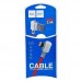 Кабель USB Hoco X19 Enjoy Lightning iPhone Red+White