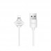 Кабель USB Hoco X17 Showy Lightning iPhone White
