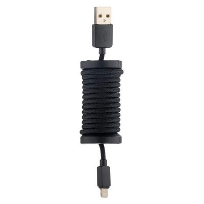 Кабель Hoco U12 USB Lightning Silica Assemble Black