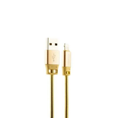 Кабель Hoco U27 Golden Sheild Lightning Gold