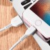 Кабель Hoco X20 Flash Charged Lightning 3м White