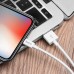 Кабель Hoco X20 Flash Charged Lightning 3м White