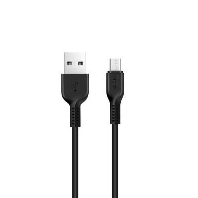 Кабель Hoco X20 microUSB-USB 1m Black