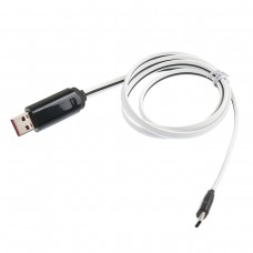 Кабель Hoco U29 Led Displayed Lightning-USB 1m White