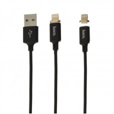 Кабель Hoco U28 Magnetic Adsorption Lightning-USB 1m Black