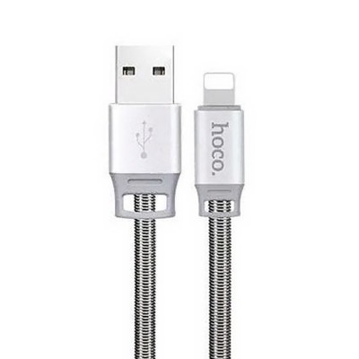 Кабель Hoco U27 Golden Sheild Type-C-USB SteelGray