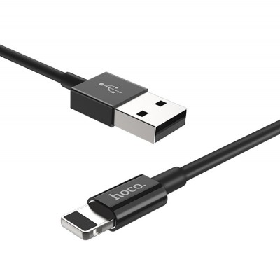 Кабель USB Hoco X23 Lightning Black