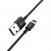 Кабель USB Hoco X23 Lightning Black