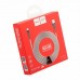 Кабель USB Hoco U32 Lightning Unswerving Steel Braided Black+Red