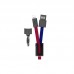 Кабель Hoco U36 Mascot Lightning Blue+Red
