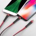 Кабель Hoco U39 Slender Charging Type-C Red-Black