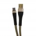 Кабель Hoco U39 Slender microUSB 1.2м Gold+Black