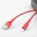 Кабель Hoco X26 Xpress Charging microUSB-USB 1m Red 