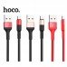 Кабель Hoco X26 Xpress Charging microUSB-USB 1m Red 