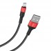 Кабель Hoco X26 Xpress Charging USB Type-C-USB 1m Red-Black