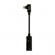 Переходник Hoco LS17 Lightning to 3.5 Jack Black