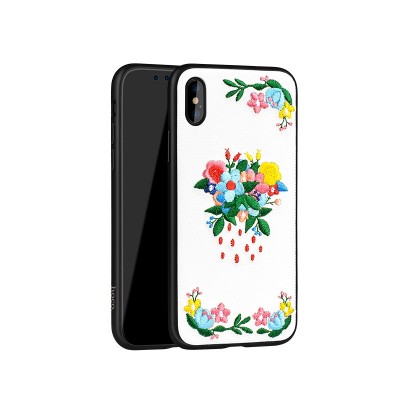 Чехол-накладка Hoco Summery flowers series iPhone X lilac