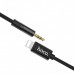 Кабель Hoco UPA13 AUX Sound source series Apple digital audio (3.5mm to Lightning Black
