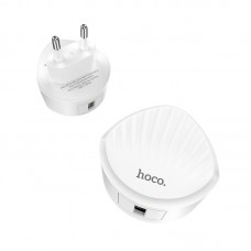 Сетевое зарядное устройство Hoco C68A Shell Single Port QC 3.0 Charger 24A White