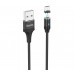 Кабель Hoco U76 Fresh magnetic MicroUSB 1.2m Black