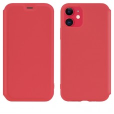 Чехол-книжка Hoco Colorful series liquid silicone для Apple iPhone 11 Red